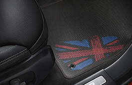 Carpet Mats - Union Jack Style, Colour, RHD